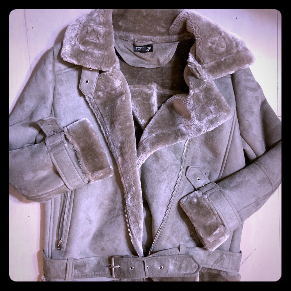 Sportive Trendy Top shop Jacket with belt & zipper